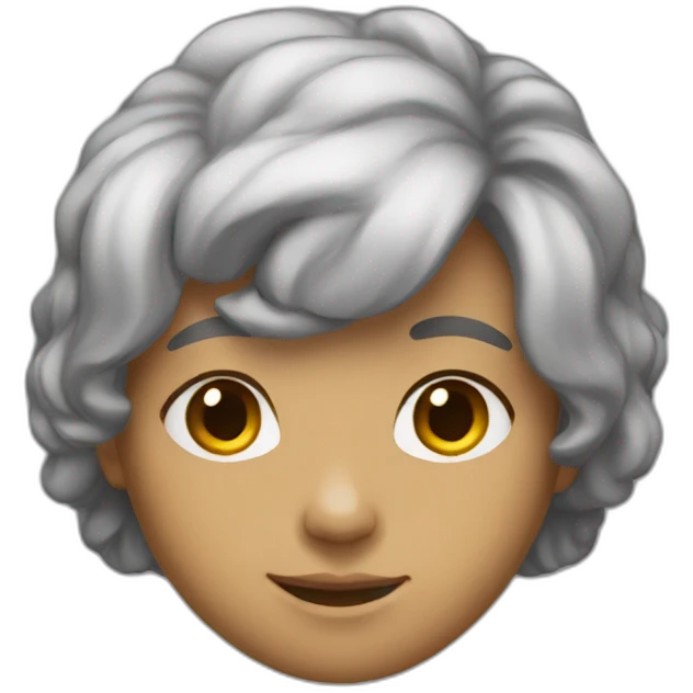 Adolescente gênée emoji