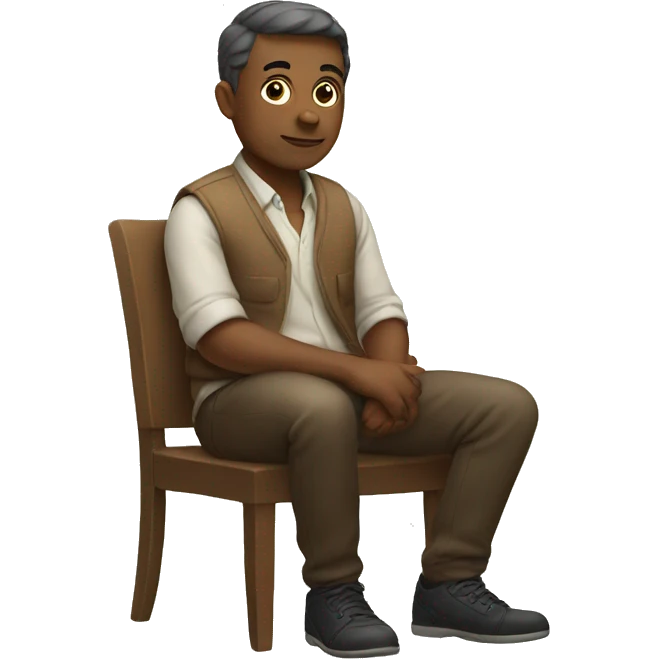 sitting emoji