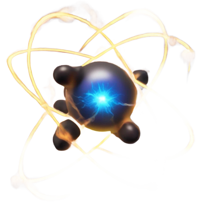 explosion atom in space emoji