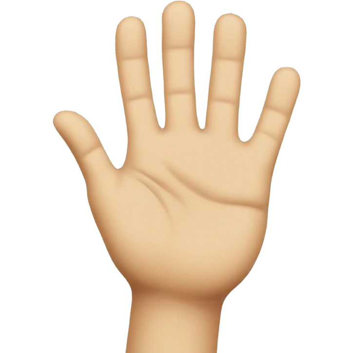 Upside down OK hand emoji