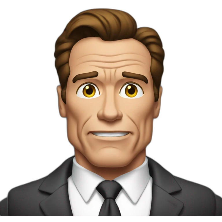 Arnold Schwarzenegger in elevator emoji