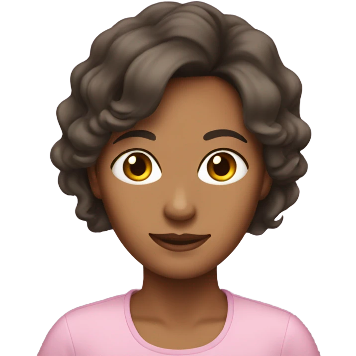 Mom’s brunette  emoji