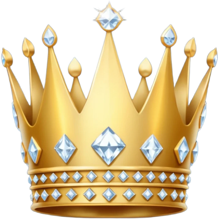 crown made of diamond emoji