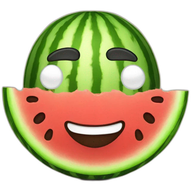 watermelon man emoji