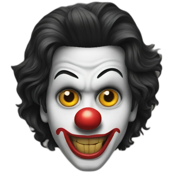 scared michael jackson clown emoji