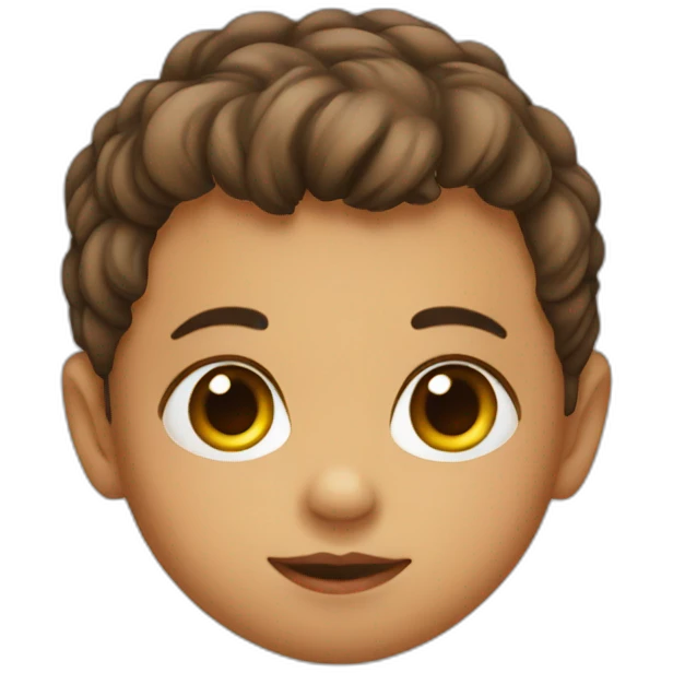 Baby face emoji