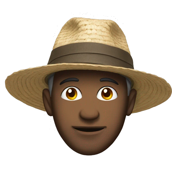Ich mit Hut emoji