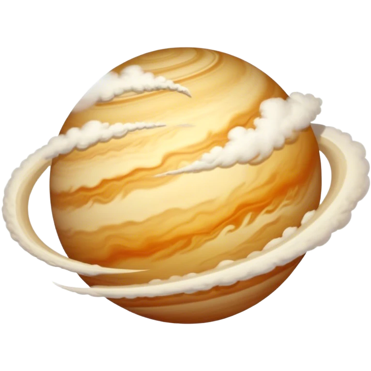 Planet Venus without rings emoji