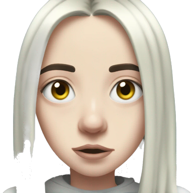 Billie Eilish in Ocean Eyes emoji