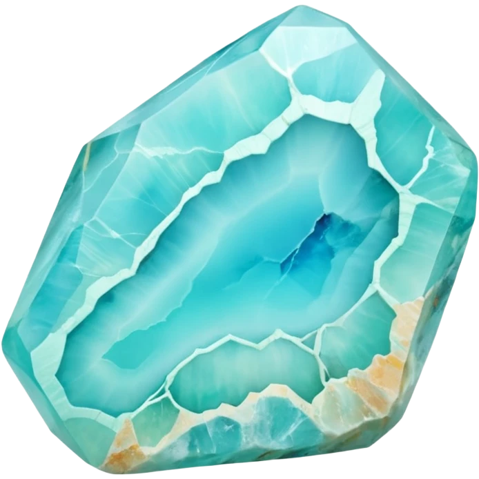 peruvian opal gemstone raw crystal mineral detailed emoji