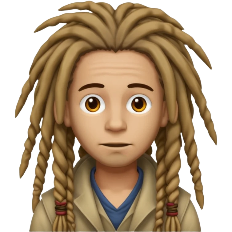 nonchalant dread head  emoji