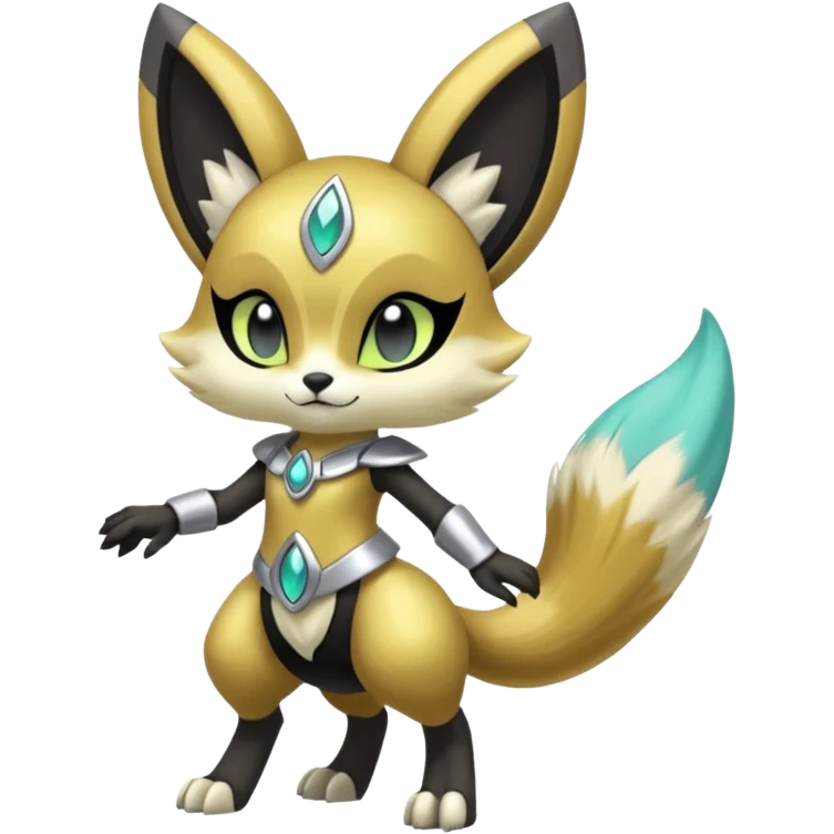 Shiny Furry Anthro Meloetta-Protogen-Primagen-Pokémon-Fakémon-creature emoji