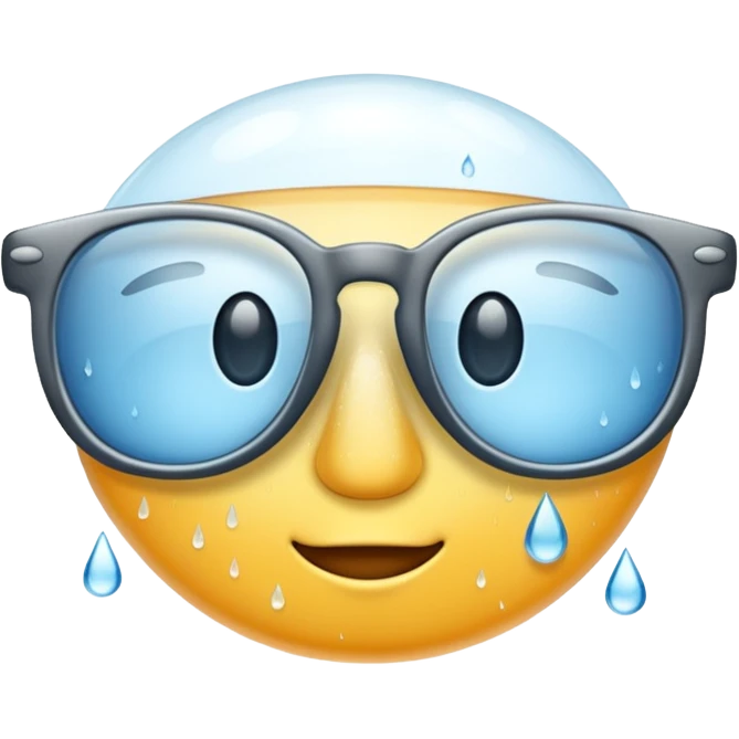 Foggy glasses emoji