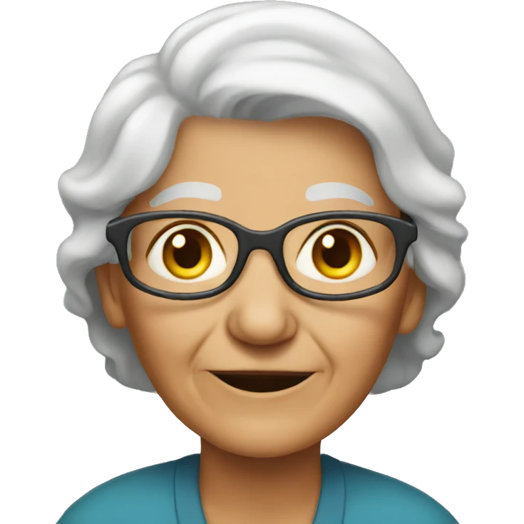 old woman  emoji