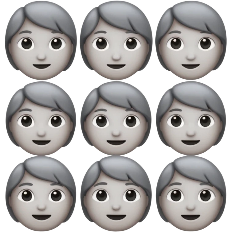middle gray emoji emoji