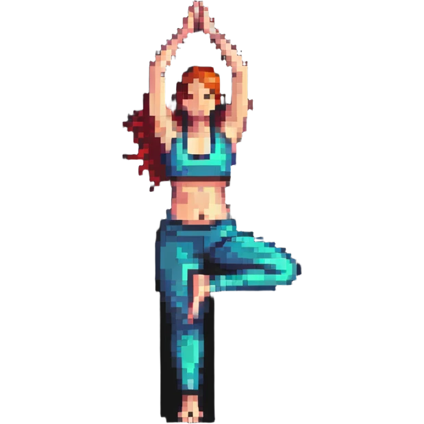 person doing yoga emoji