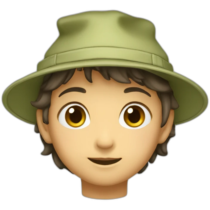 绿色帽子小丑 emoji