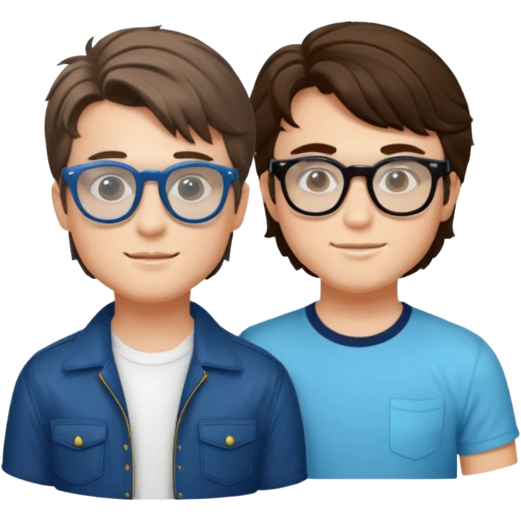 Billy hargrove and Steve harrington and mike in one Photo Wearing Glasses Looking cool and having Aura And yes the Cool glasses  emoji