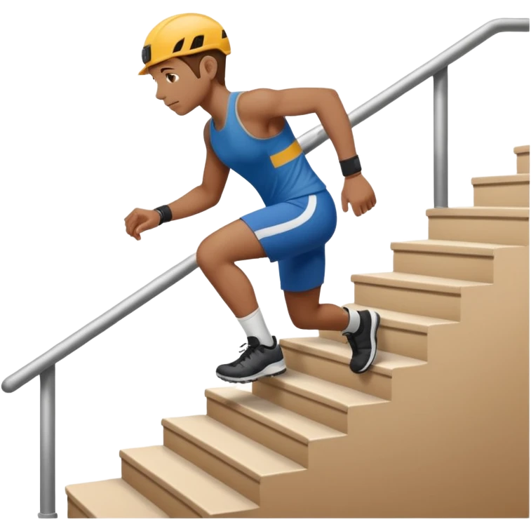 person climbing  upstairs emoji