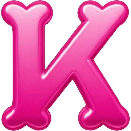 Make a letter k out of 🩷 emoji