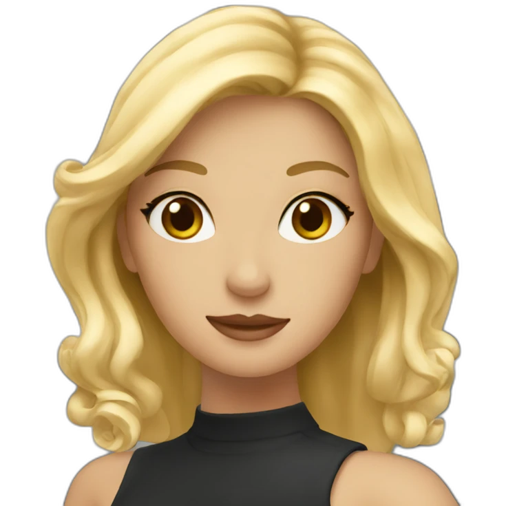 blonde in paris emoji