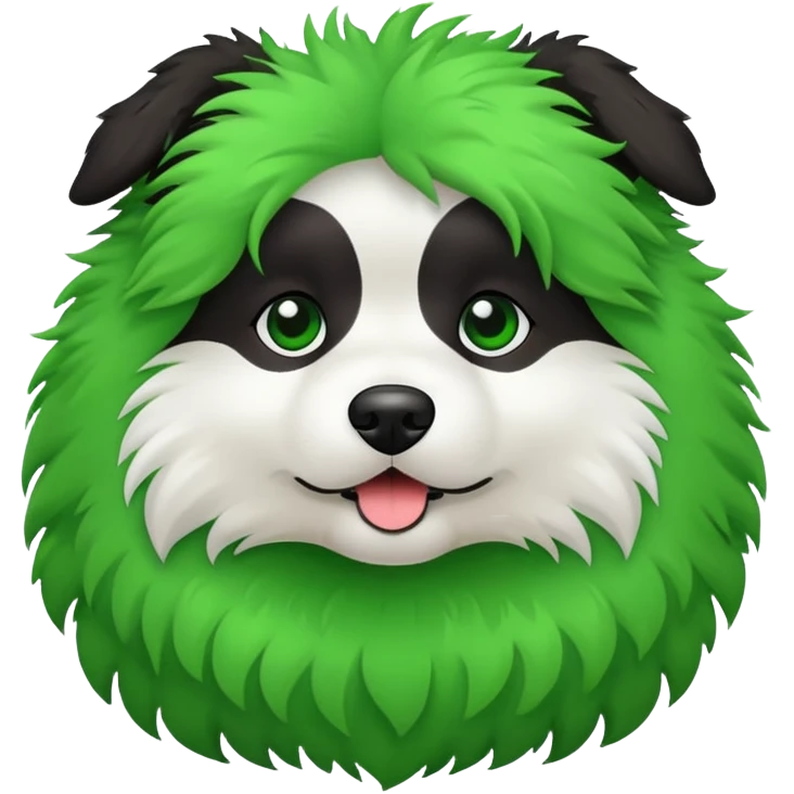 Dog with zaza emoji
