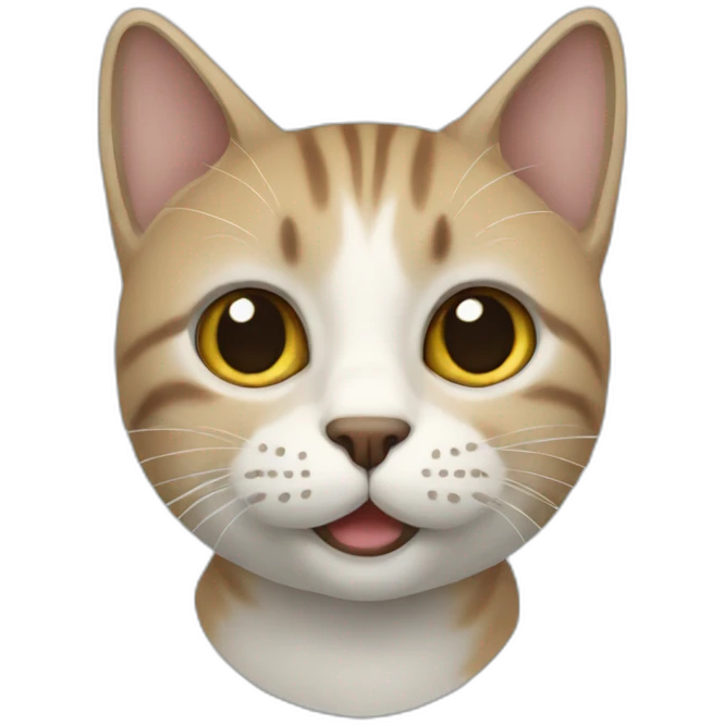 Un chat emoji