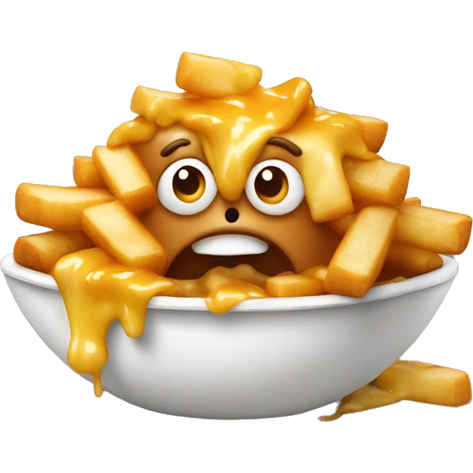  poutine qui mange emoji