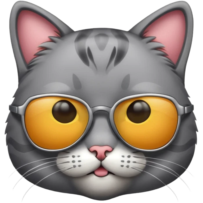 Cat wearing sunglasses emoji
