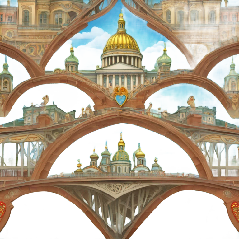 Saint-Petersburg heart  emoji