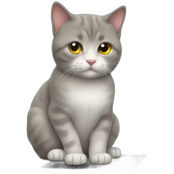 british cat on the laptop emoji