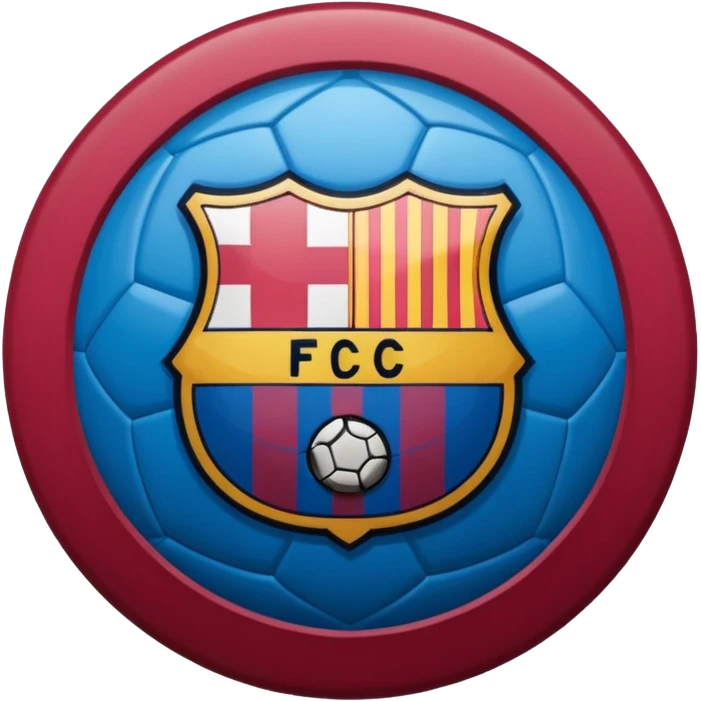 Barcelona fc значок команды emoji