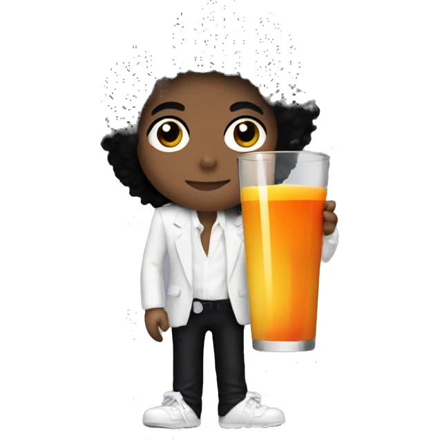 Michael Jackson drink juice emoji