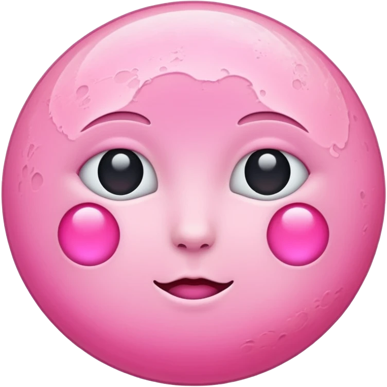 pink moon emoji