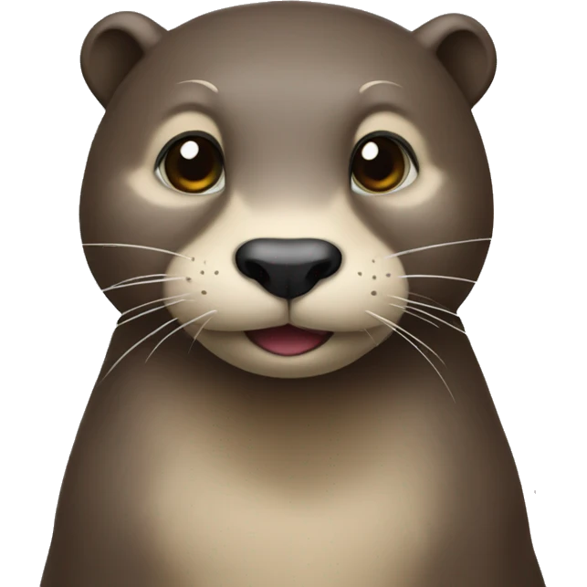 Herz mit Otter  emoji