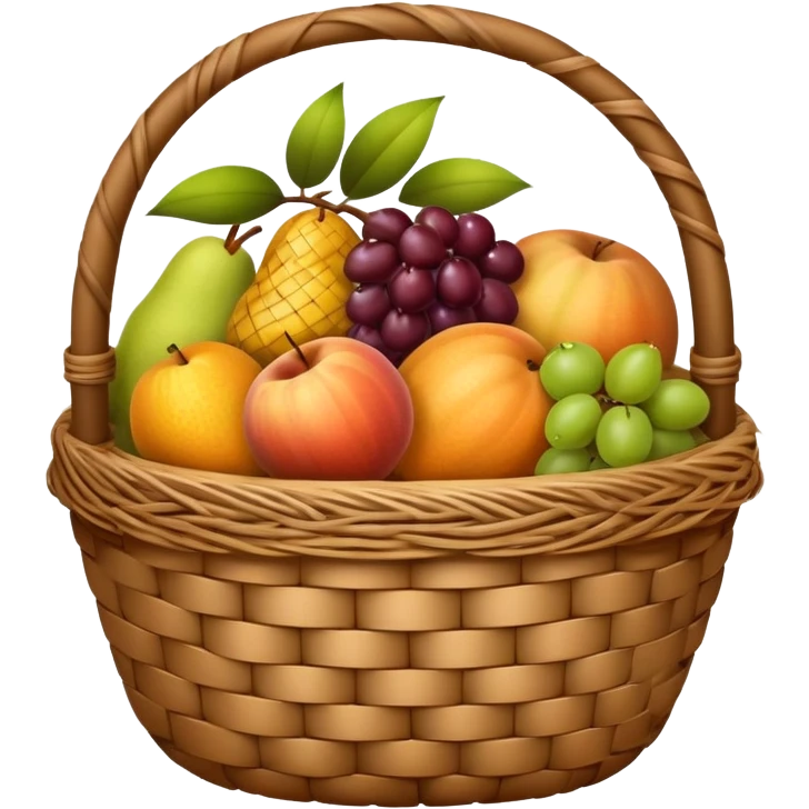 brown basket  emoji