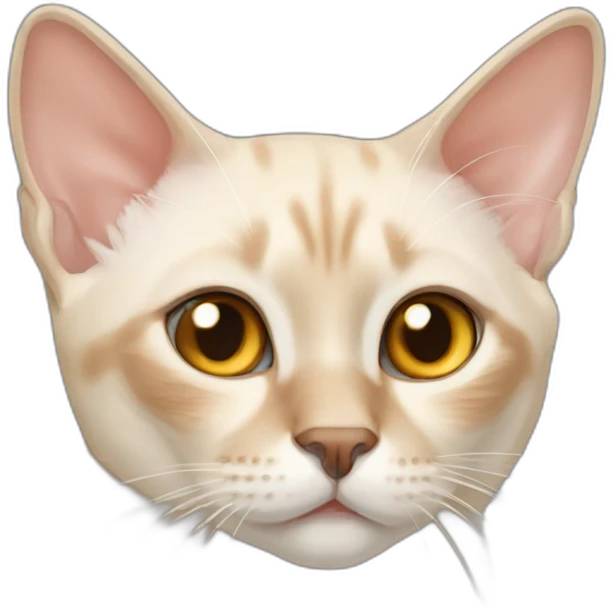 Flamepoint siamese cat emoji