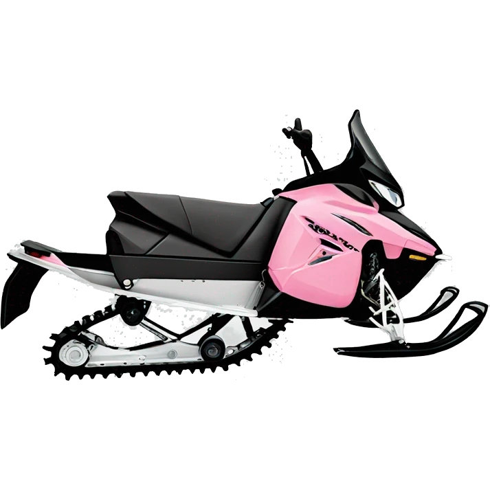 pink arctic cat snowmobile  emoji