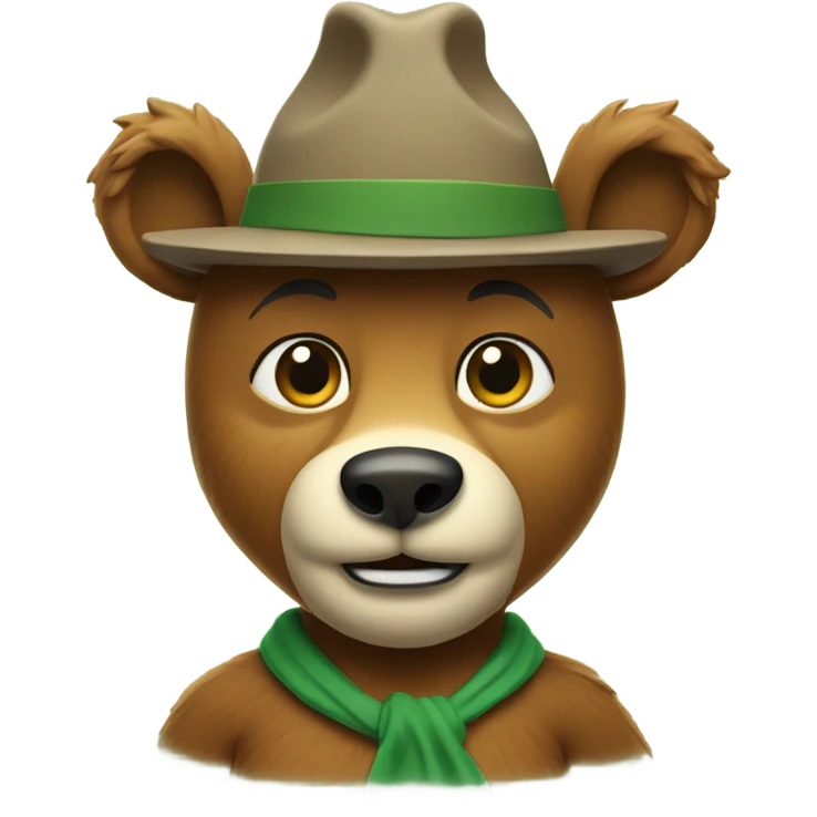 Yogi bear emoji
