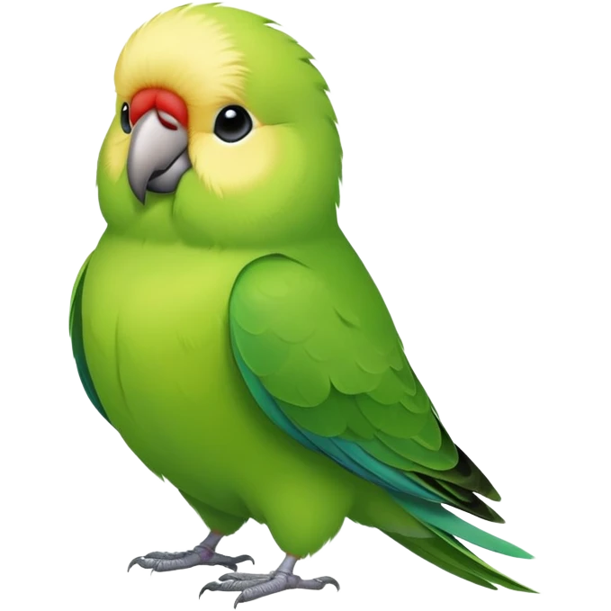 Fat parakeet  emoji