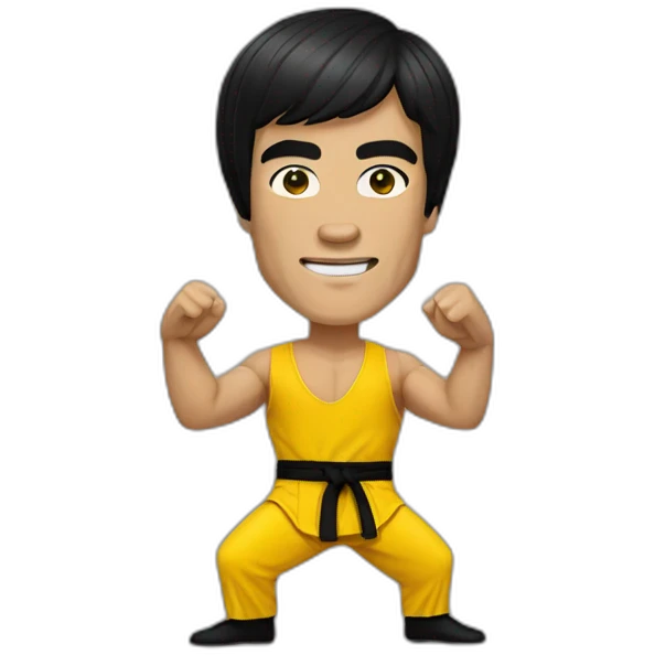 bruce lee emoji
