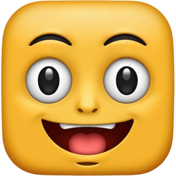 Freaky face emoji  emoji