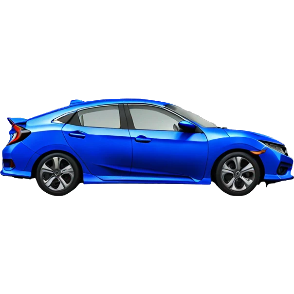 Blue Honda civic emoji