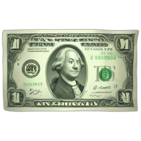 Custom money logo emoji