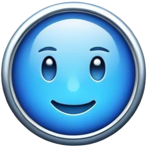 Badge bleu vérifié  emoji