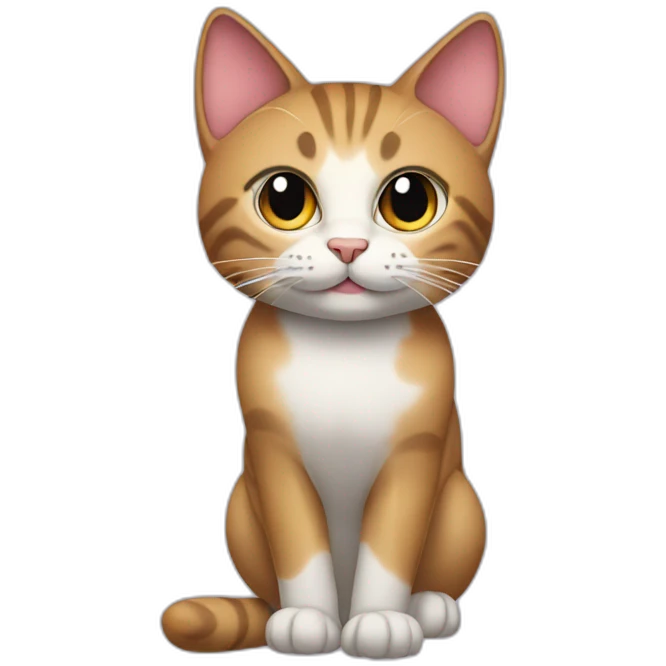 Cat with high heels  emoji