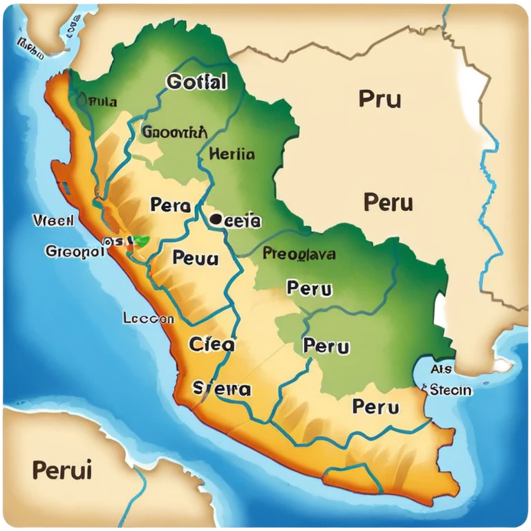 I want that you generate a correctly Peru map emoji