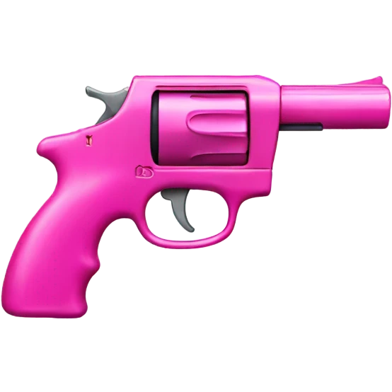 Pink gun emoji