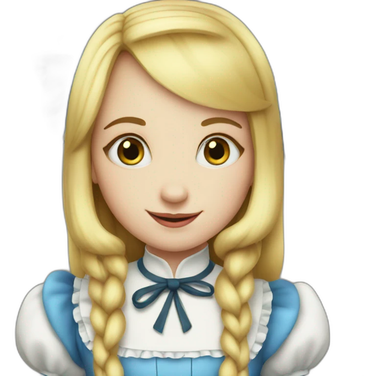 Alice in wonderland emoji
