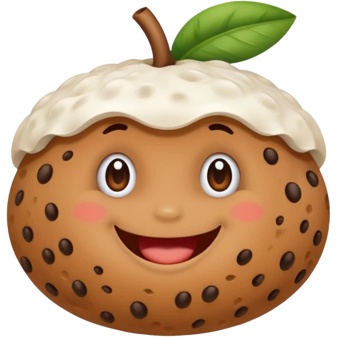 a tapioca mascot emoji